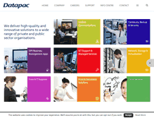 Tablet Screenshot of datapac.com